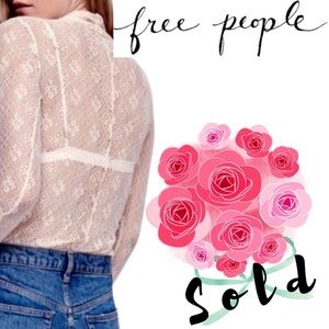 Free People Lace Top